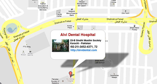 Alvi Dental Hospital Map Alvi Dental Hospital Map